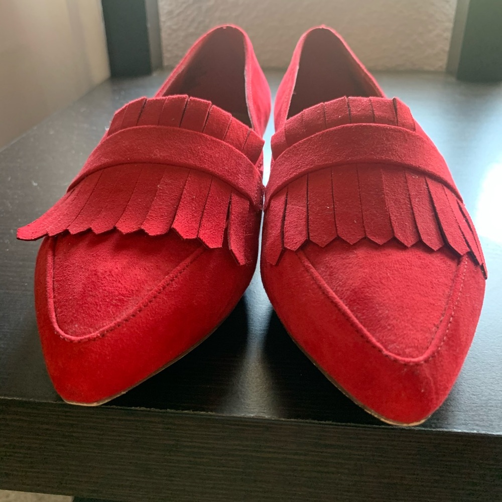 JustFab Cute Red Flats